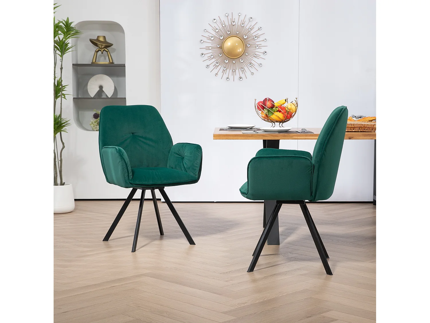 Lot de 6 chaises de salle à manger fauteuil de table style industriel,CALF