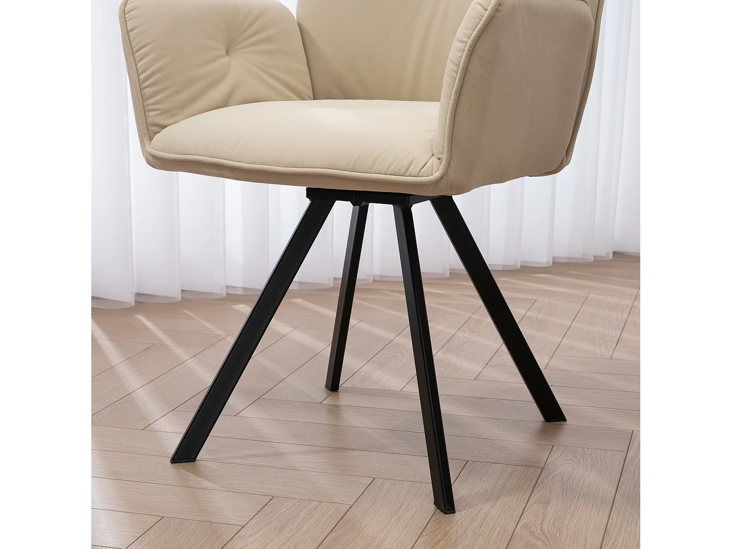 Lot de 6 chaises de salle à manger fauteuil de table style industriel,CALF