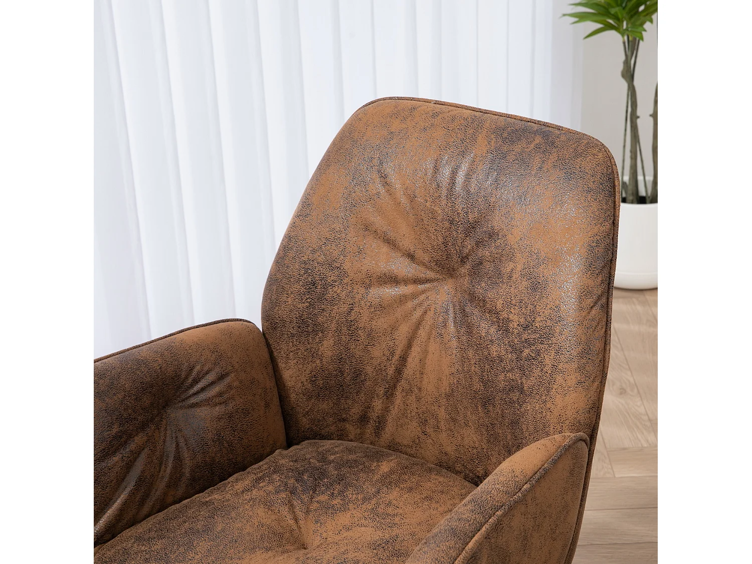 Lot de 4 chaises de salle à manger fauteuil de table style industriel,CALF