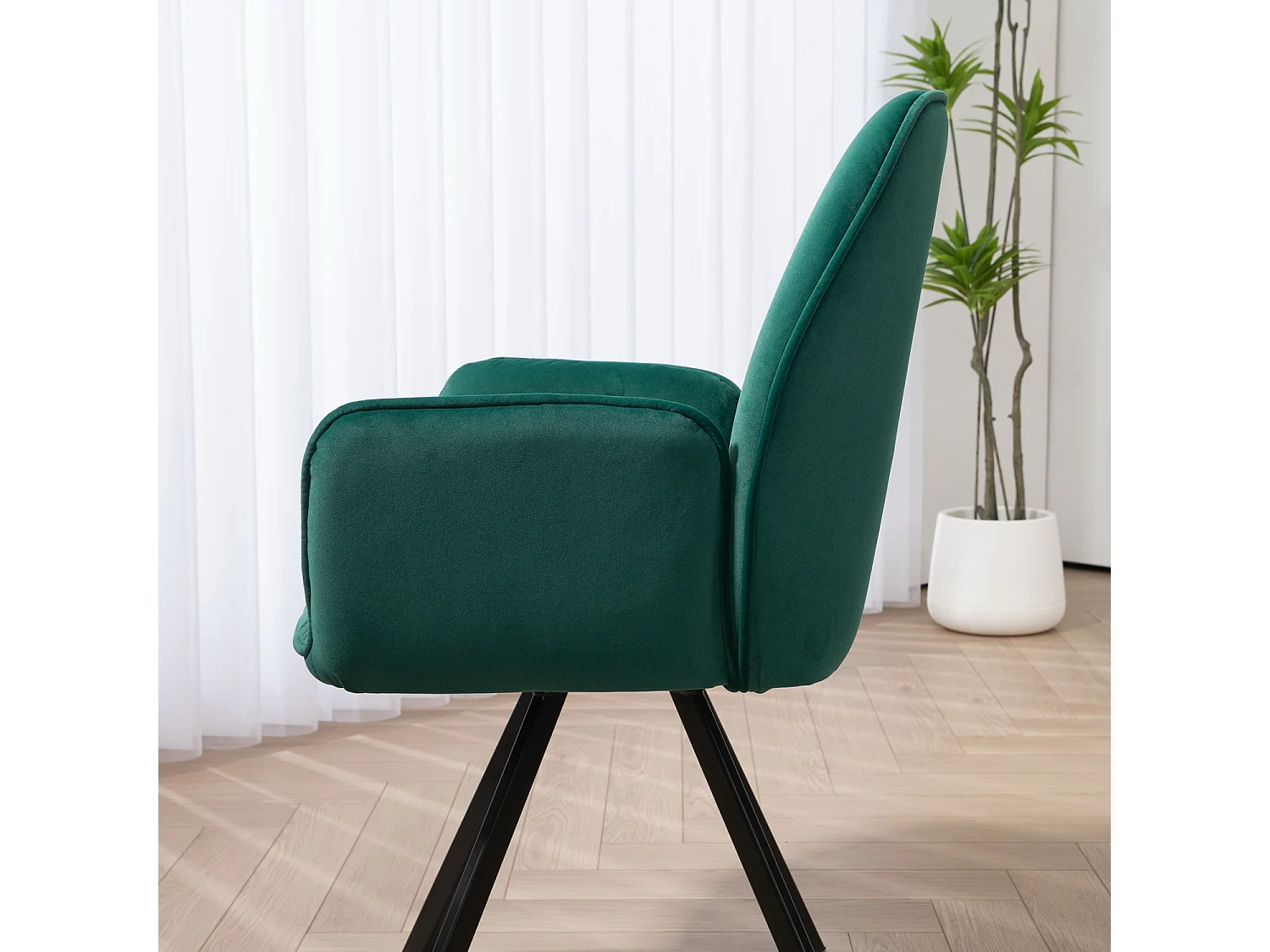 Lot de 2 chaises de salle à manger fauteuil de table style industriel,CALF