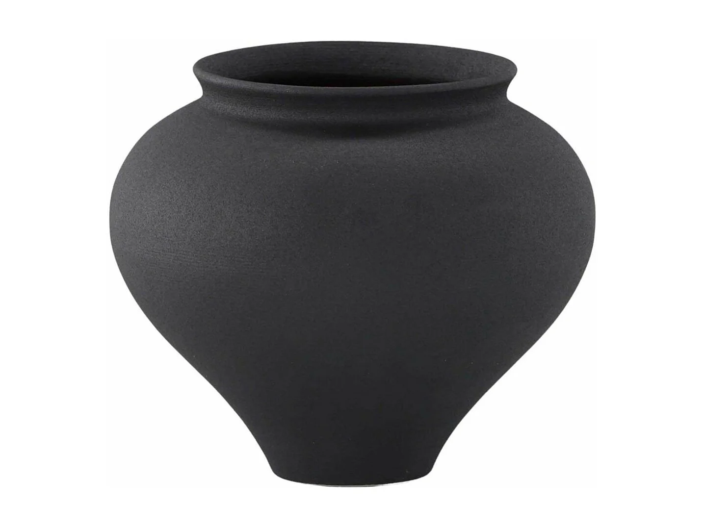 Rellis Vase schwarz.