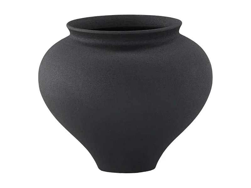 Rellis Vase schwarz.