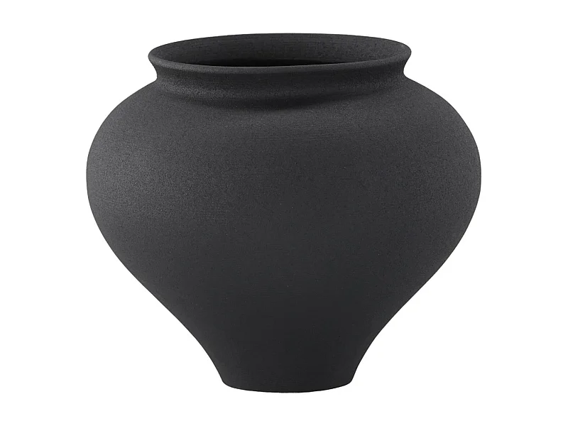Rellis Vase schwarz.