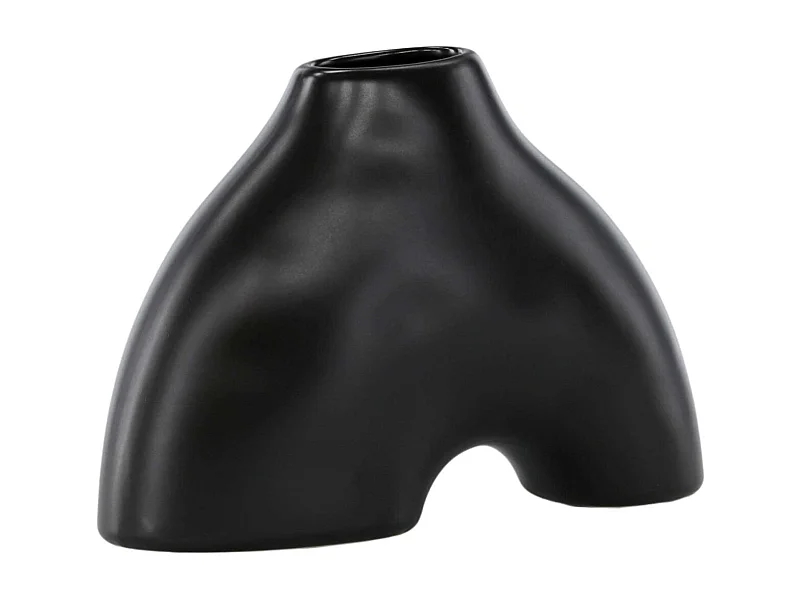 Vase Design "Kento" 15cm Noir