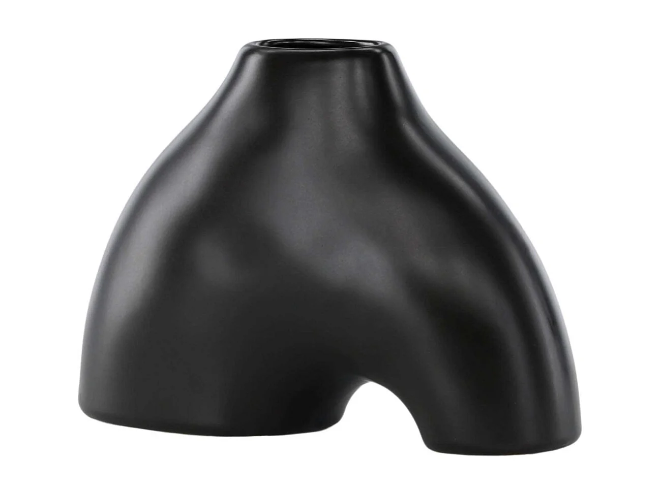 Vase Design "Kento" 15cm Noir