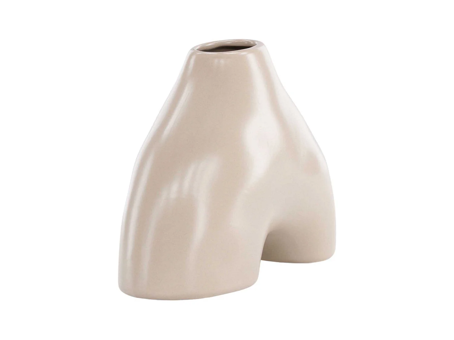 Vase Design "Kento" 15cm Beige
