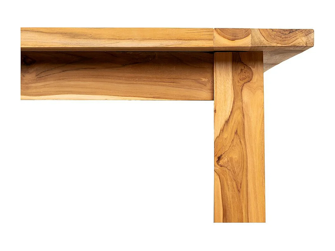 Table de salon en teck massif 1