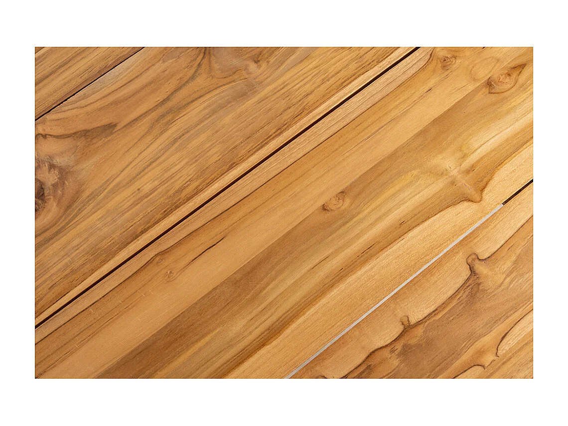 Table de salon en teck massif 1