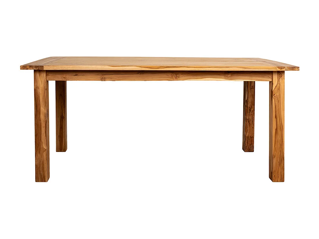 Table de salon en teck massif 1