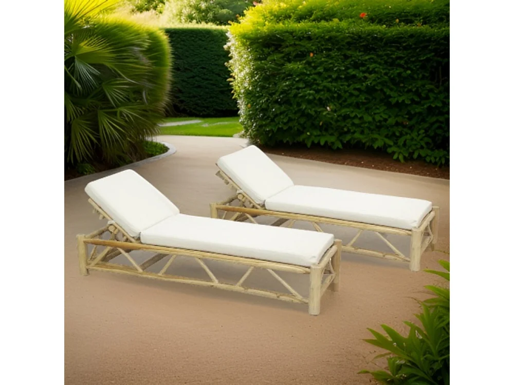 Bain de soleil en teck - Arthur