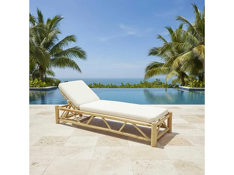 Bain de soleil en teck - Arthur