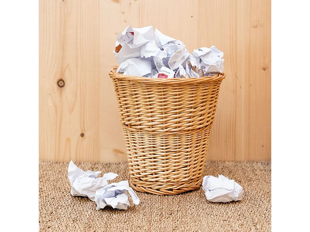 Corbeille de bureau en osier - Willow