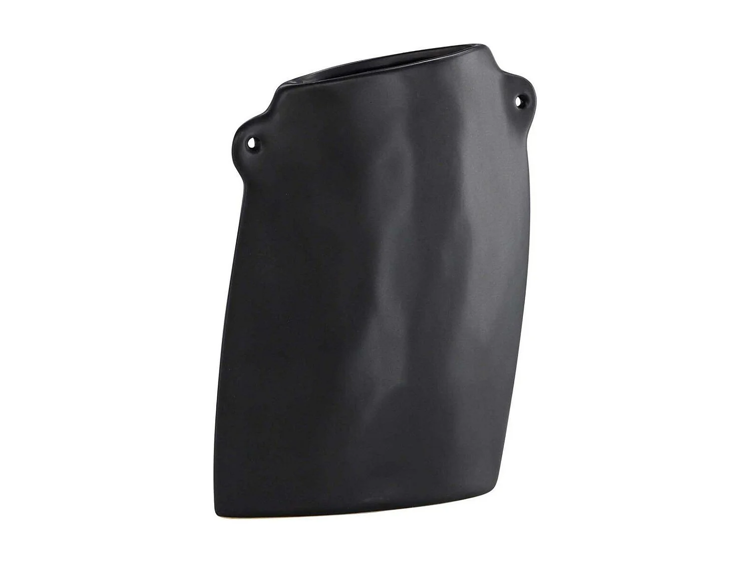 Vase Design en Céramique "Hie" 21cm Noir