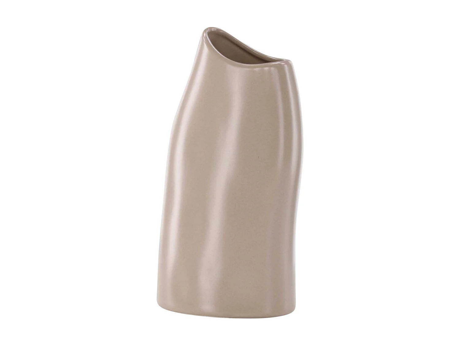 Vase Design "Ernst" 23cm Beige