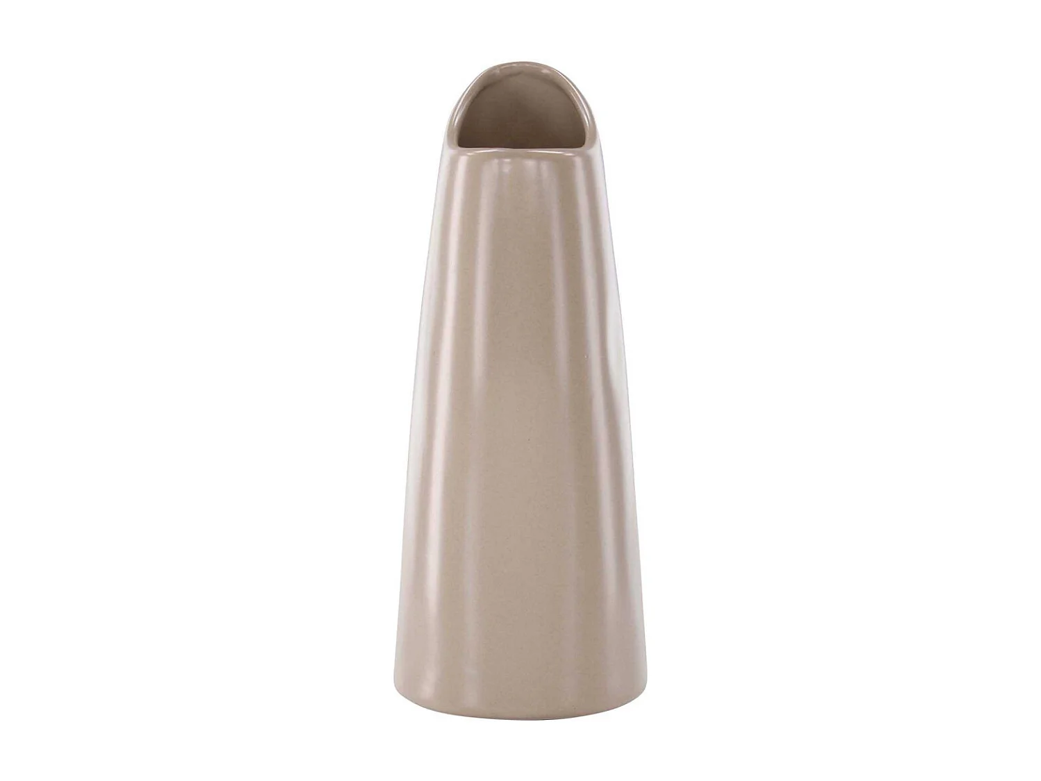 Vase Design "Ernst" 23cm Beige