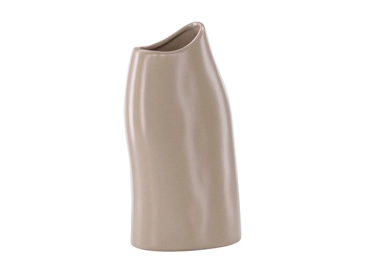 Vase Design "Ernst" 23cm Beige