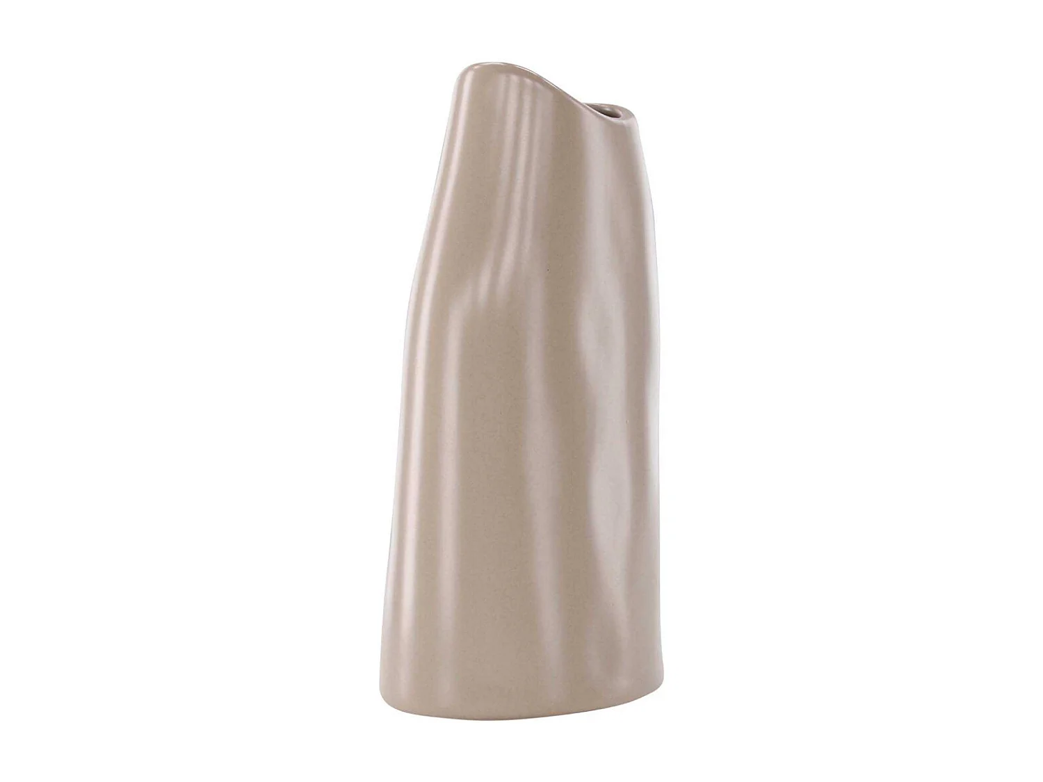 Vase Design "Ernst" 23cm Beige