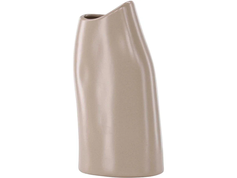 Vase Design "Ernst" 23cm Beige