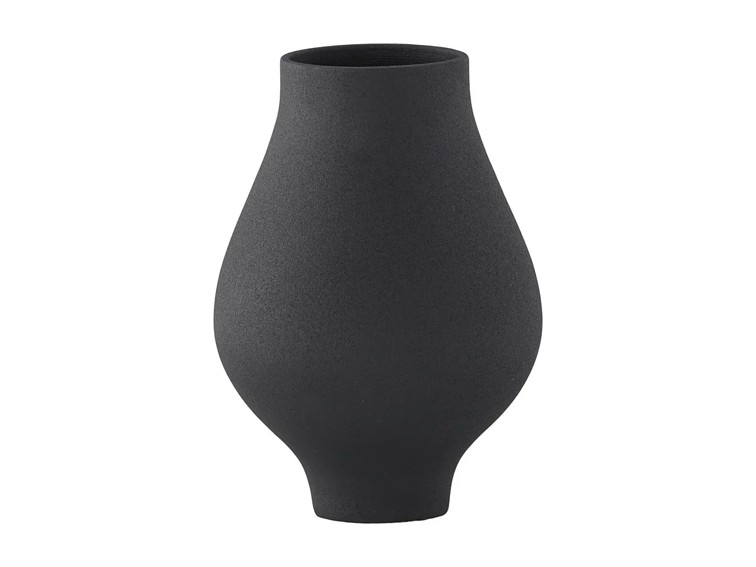 Vase Design "Rellis" 24cm Noir