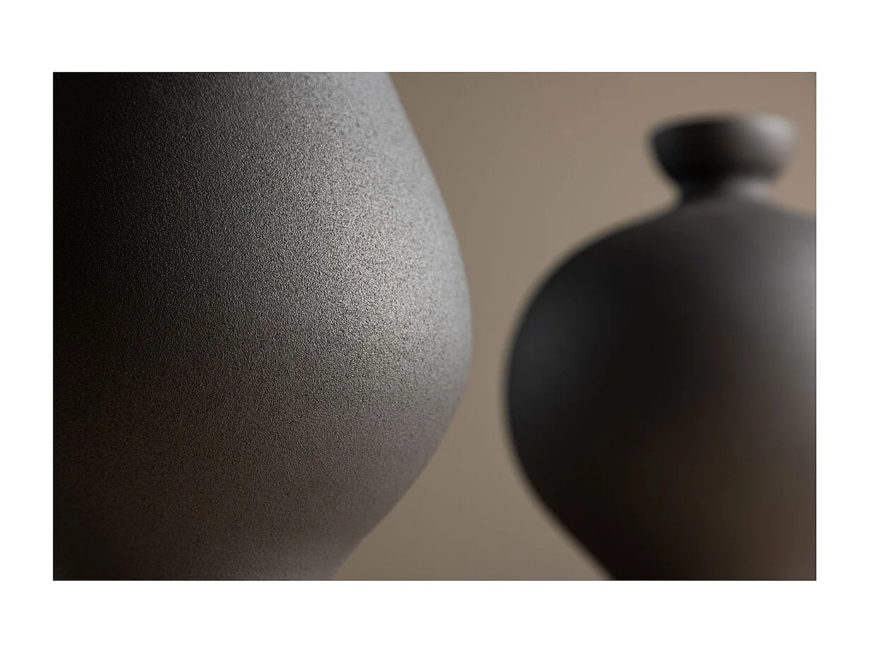 Vase Design "Rellis" 24cm Noir