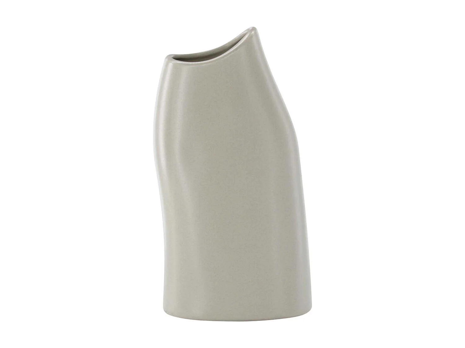 Vase Design "Ernst" 23cm Gris Clair