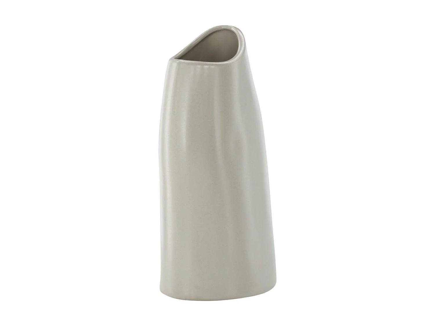 Vase Design "Ernst" 23cm Gris Clair
