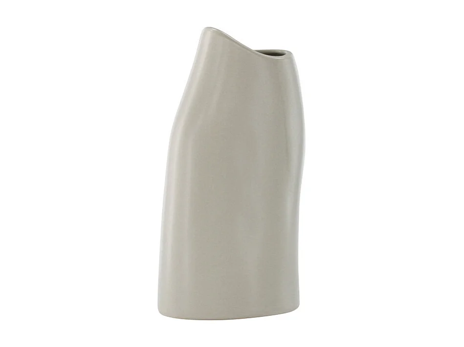 Vase Design "Ernst" 23cm Gris Clair