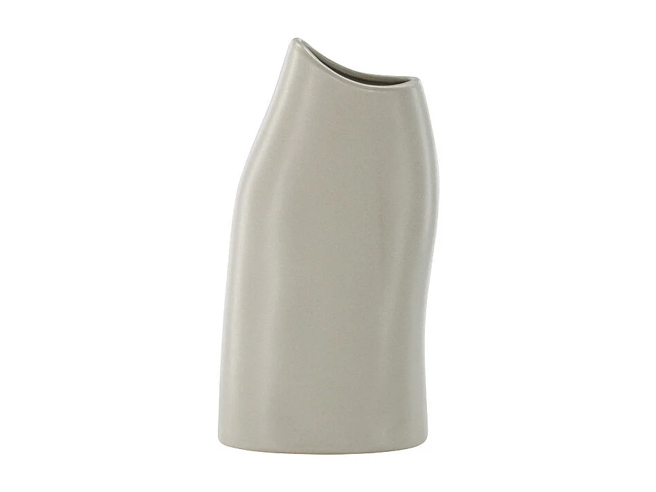 Vase Design "Ernst" 23cm Gris Clair
