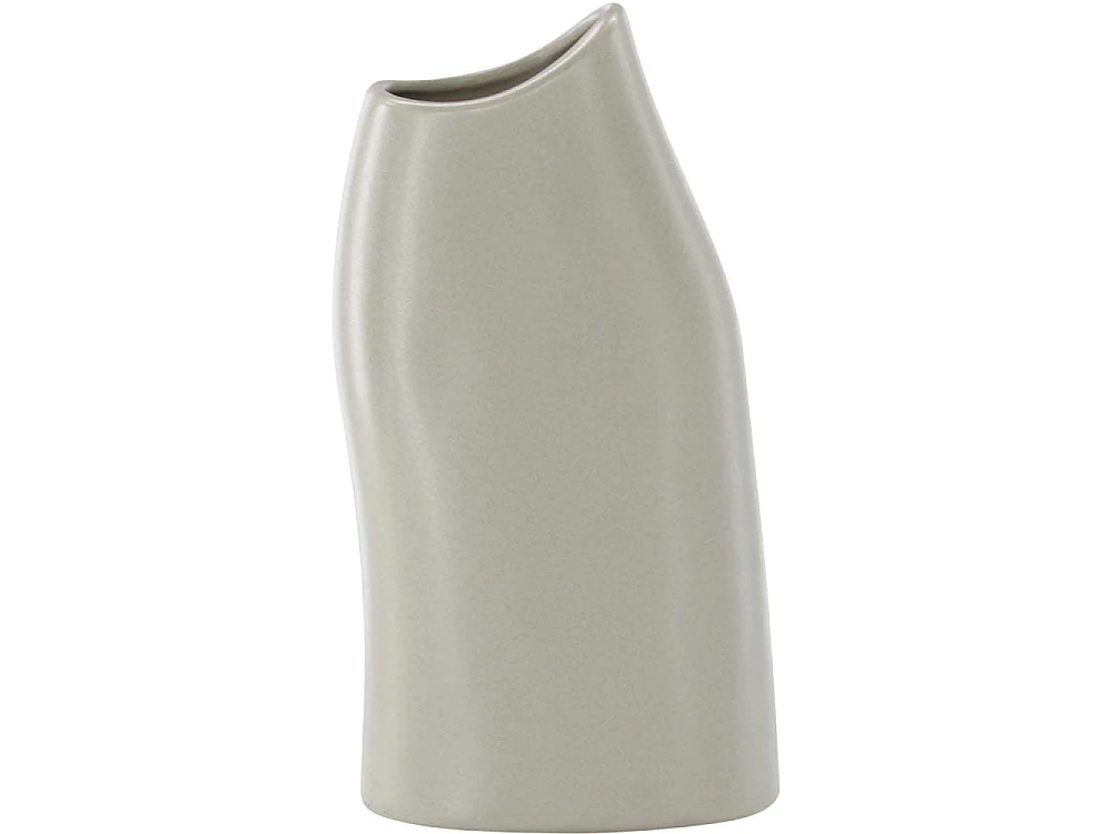 Vase Design "Ernst" 23cm Gris Clair