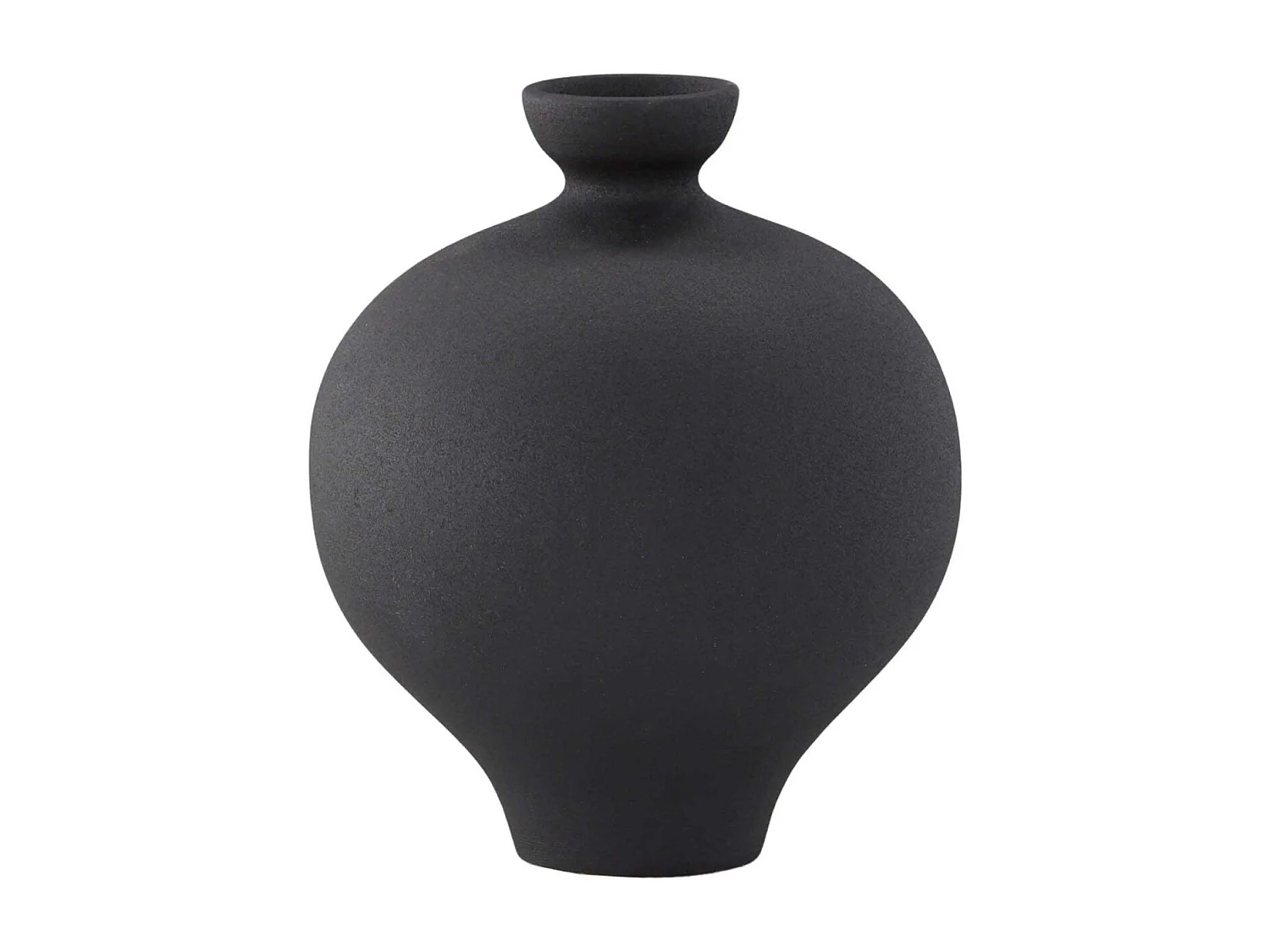 Rellis Vase schwarz.
