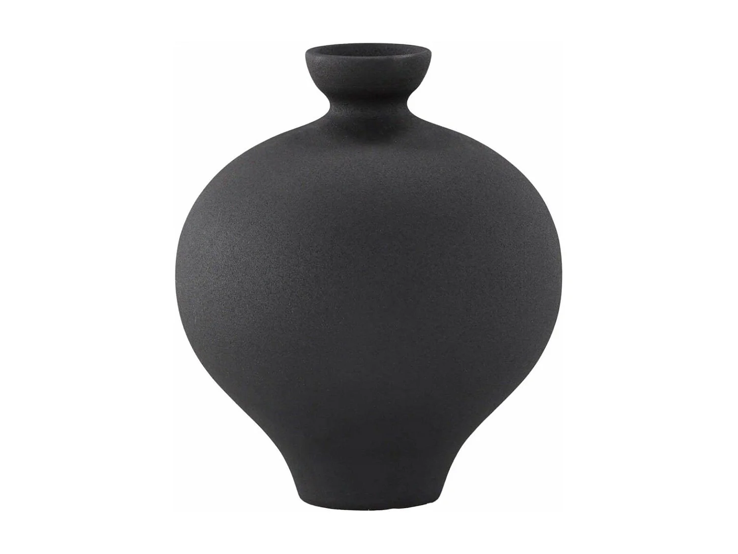 Rellis Vase schwarz.