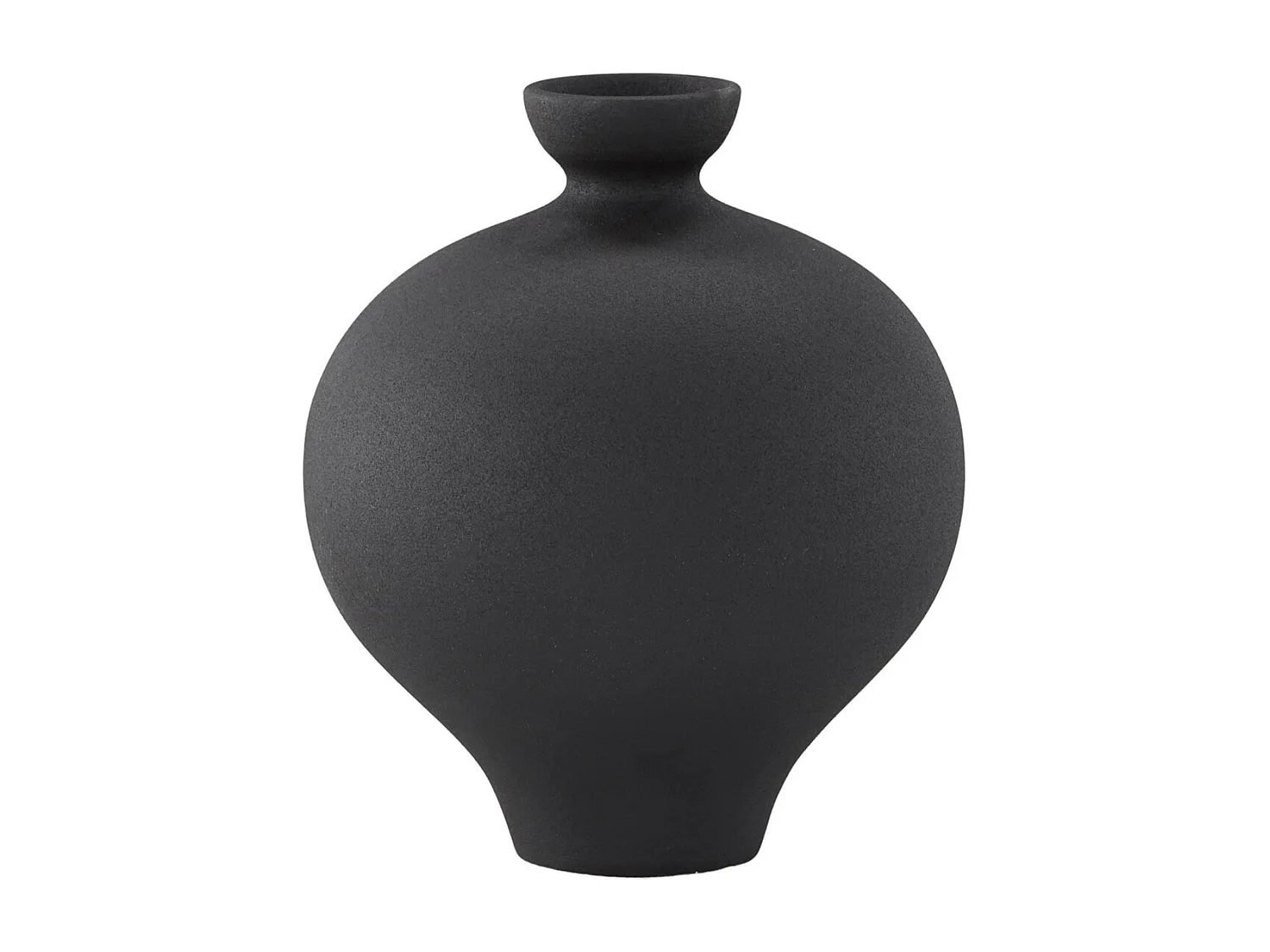 Rellis Vase schwarz.