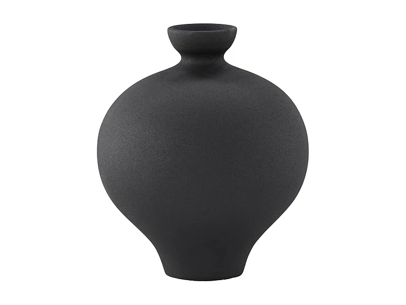 Rellis Vase schwarz.