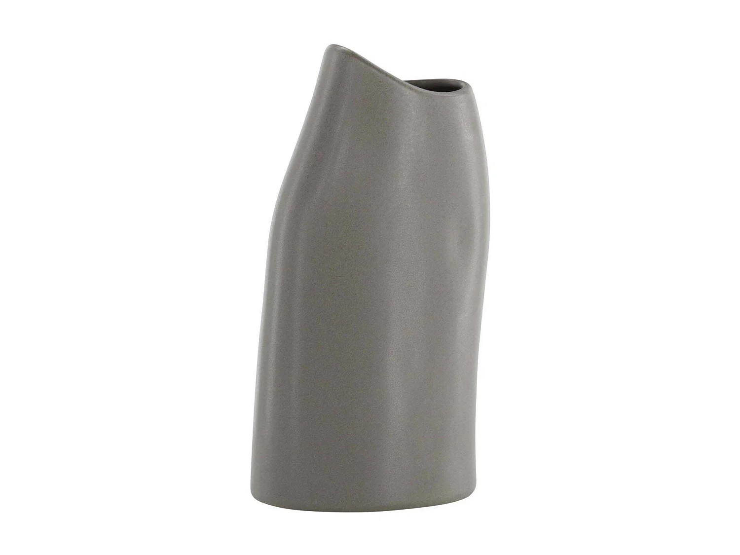 Vase Design "Ernst" 23cm Gris Foncé