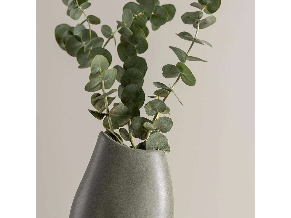 Vase Design "Ernst" 23cm Gris Foncé
