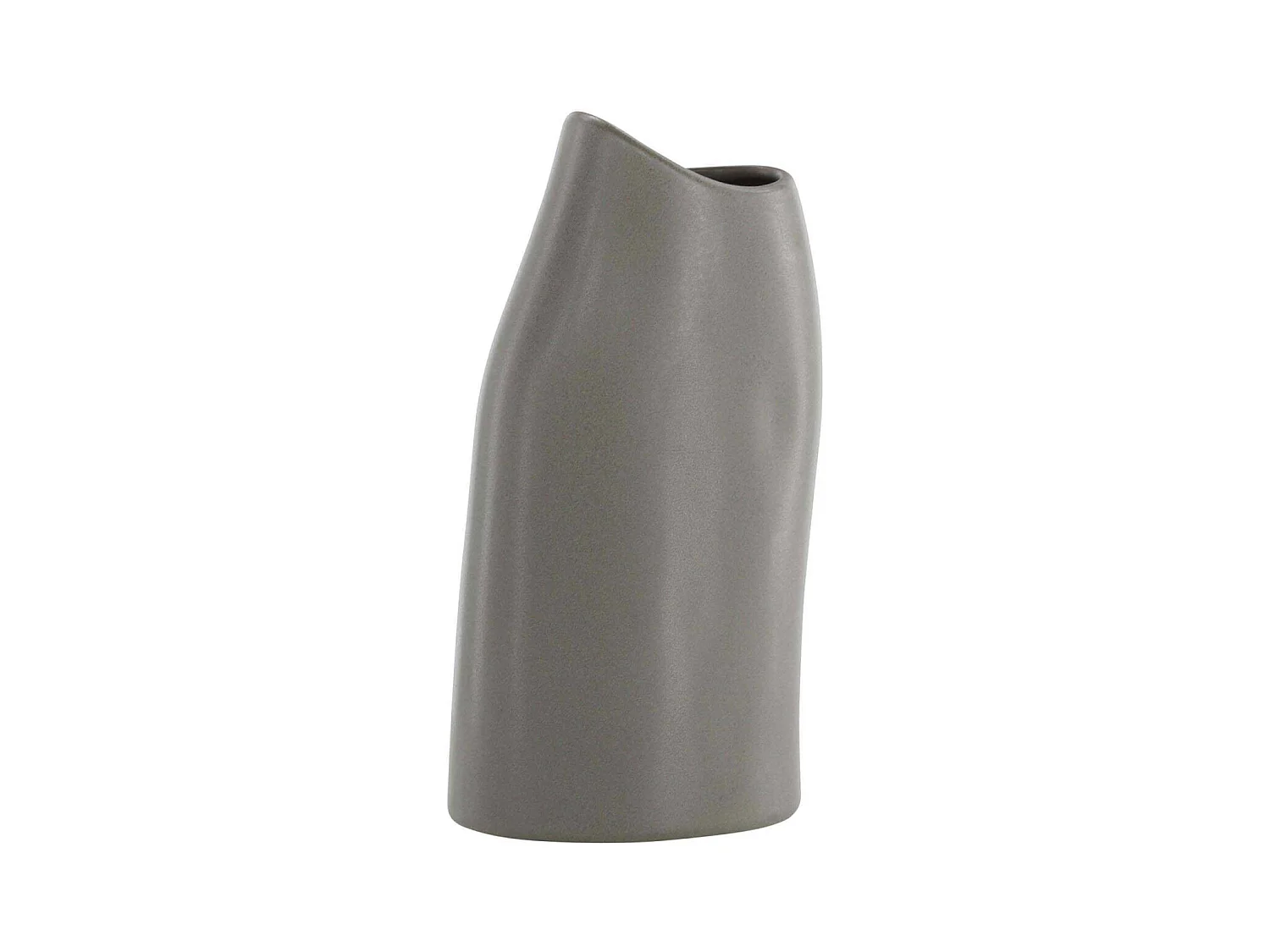 Vase Design "Ernst" 23cm Gris Foncé