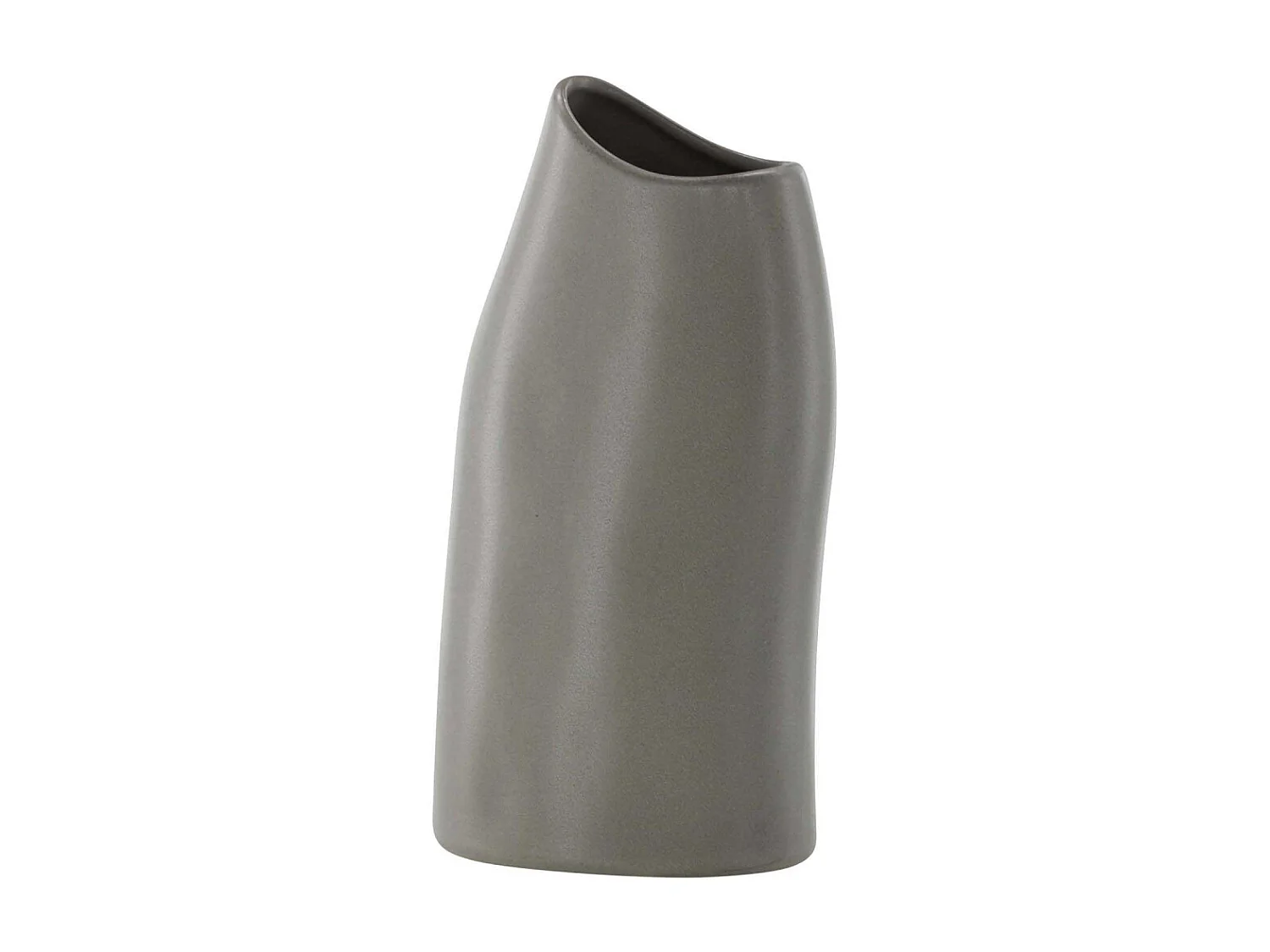 Vase Design "Ernst" 23cm Gris Foncé