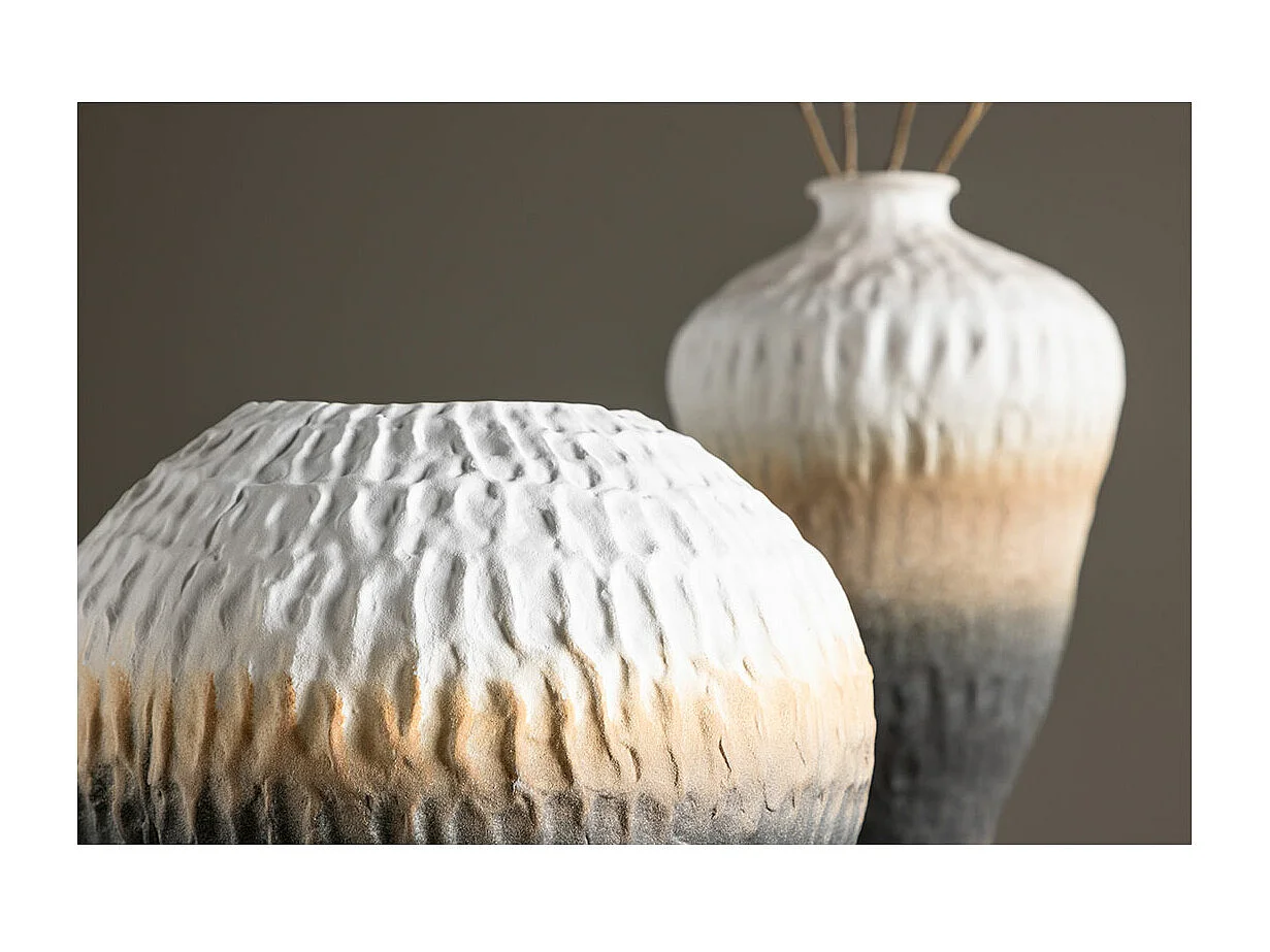 Vase Déco Tricolore "Pane" 21cm Multicolore