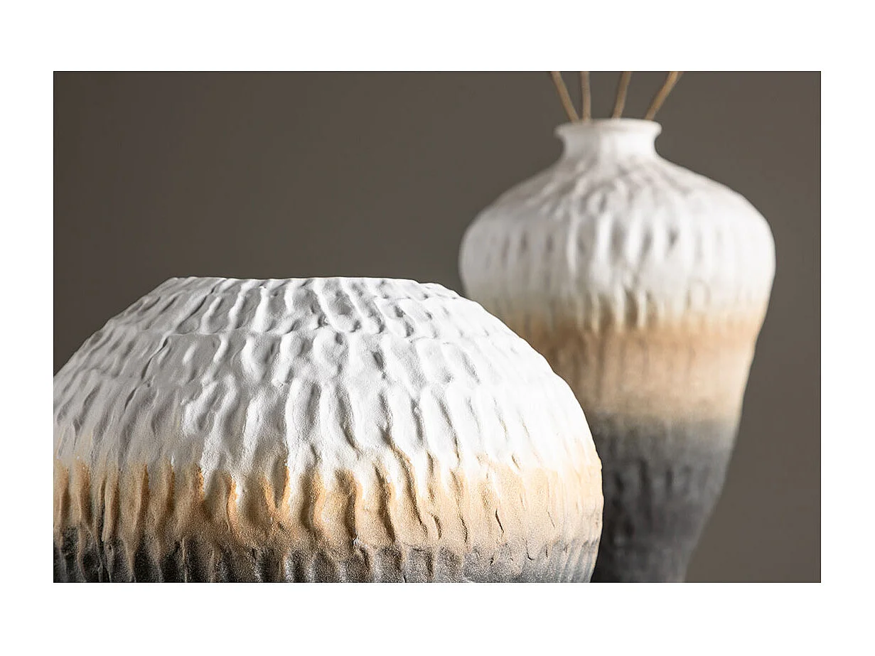 Vase Déco Tricolore "Pane" 21cm Multicolore