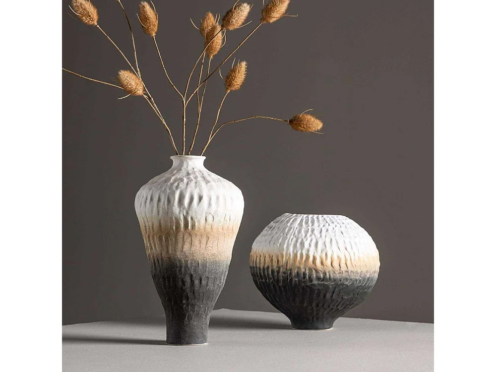 Vase Design Tricolore "Pane" 29cm Multicolore