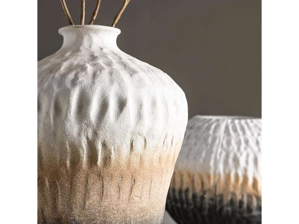 Vase Design Tricolore "Pane" 29cm Multicolore