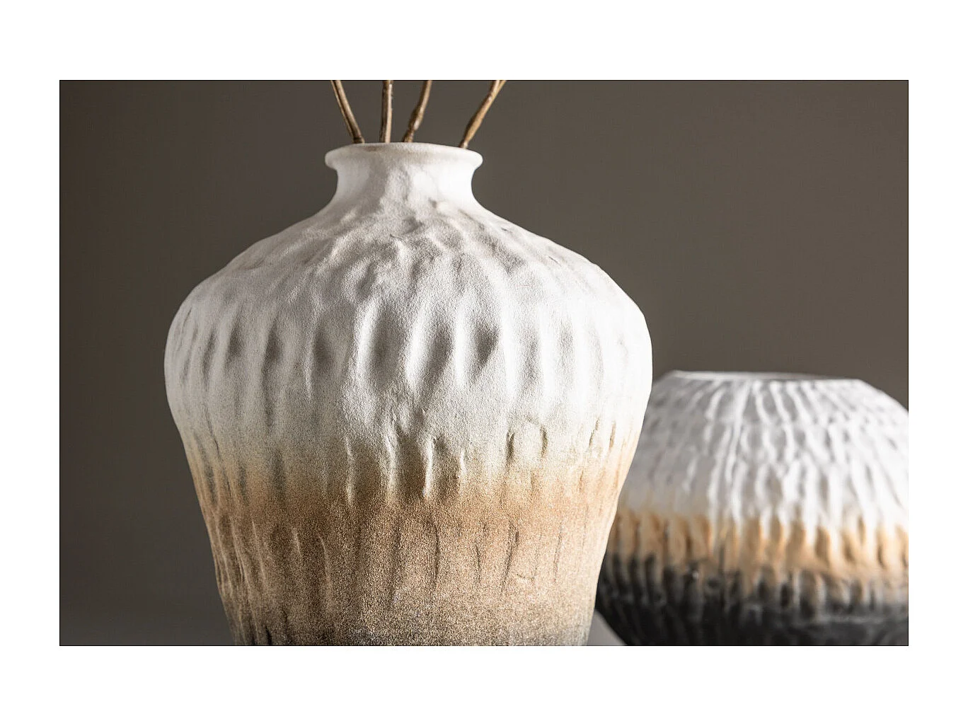 Vase Design Tricolore "Pane" 29cm Multicolore