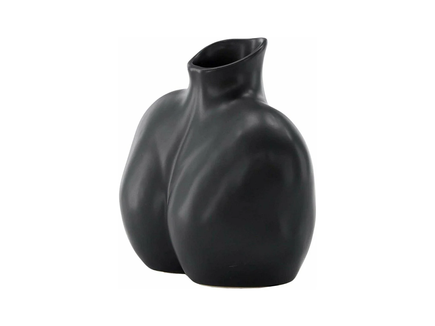 Harvey Vase schwarz.