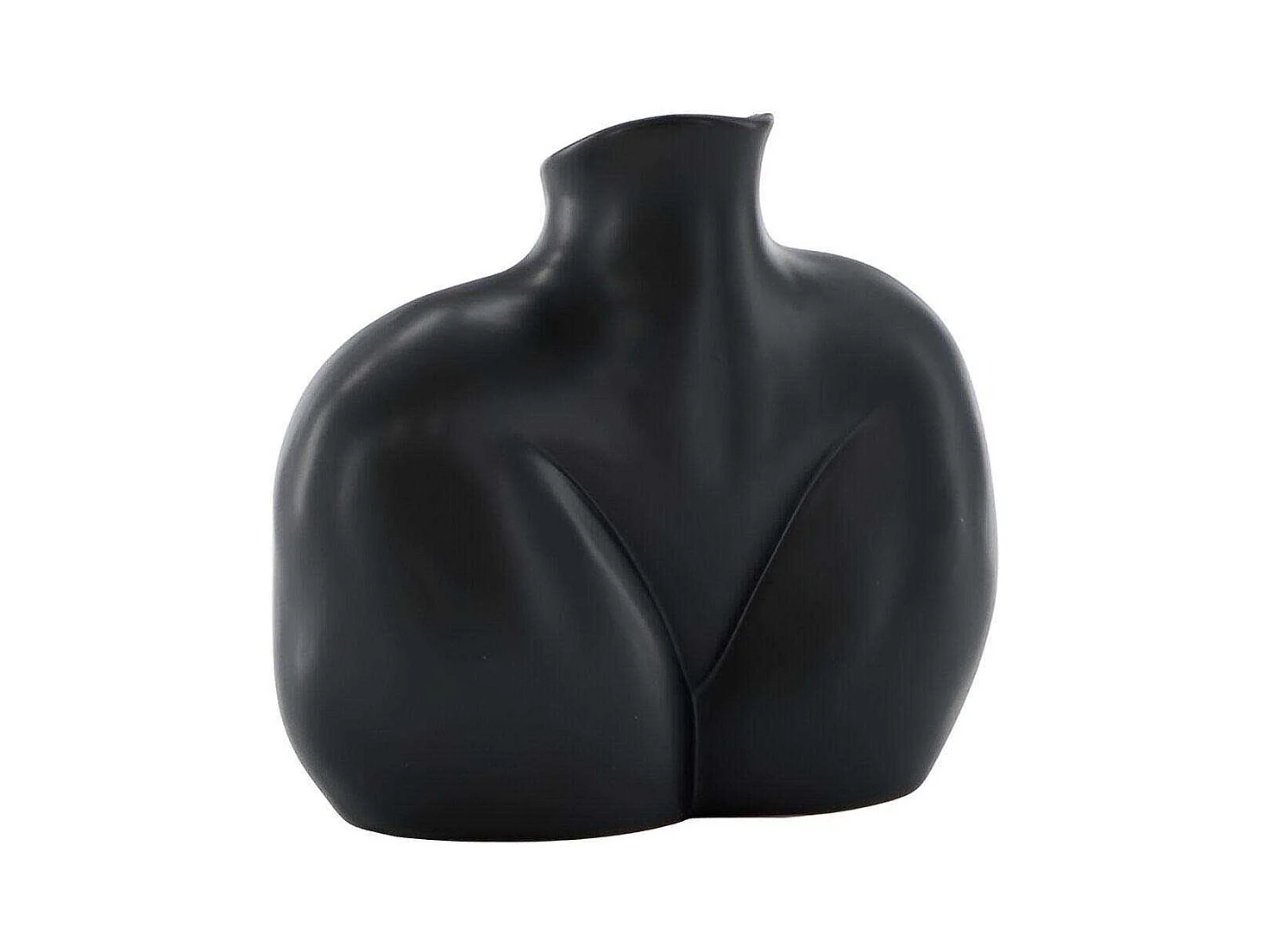 Vase Corps Féminin en Céramique "Harvey" 17cm Noir