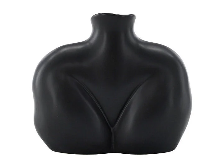 Harvey Vase schwarz.