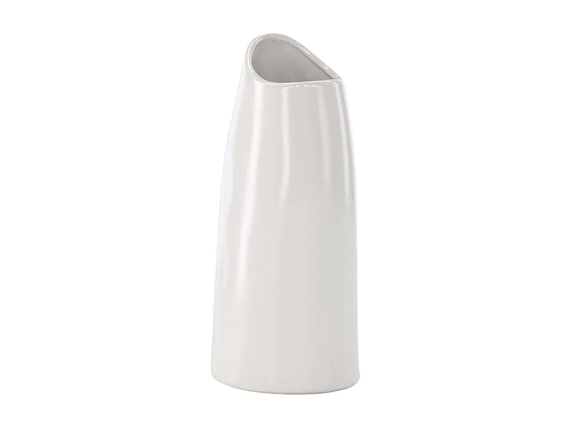 Vase Design "Ernst" 23cm Blanc