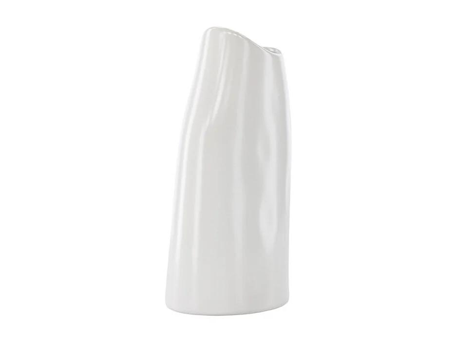 Vase Design "Ernst" 23cm Blanc