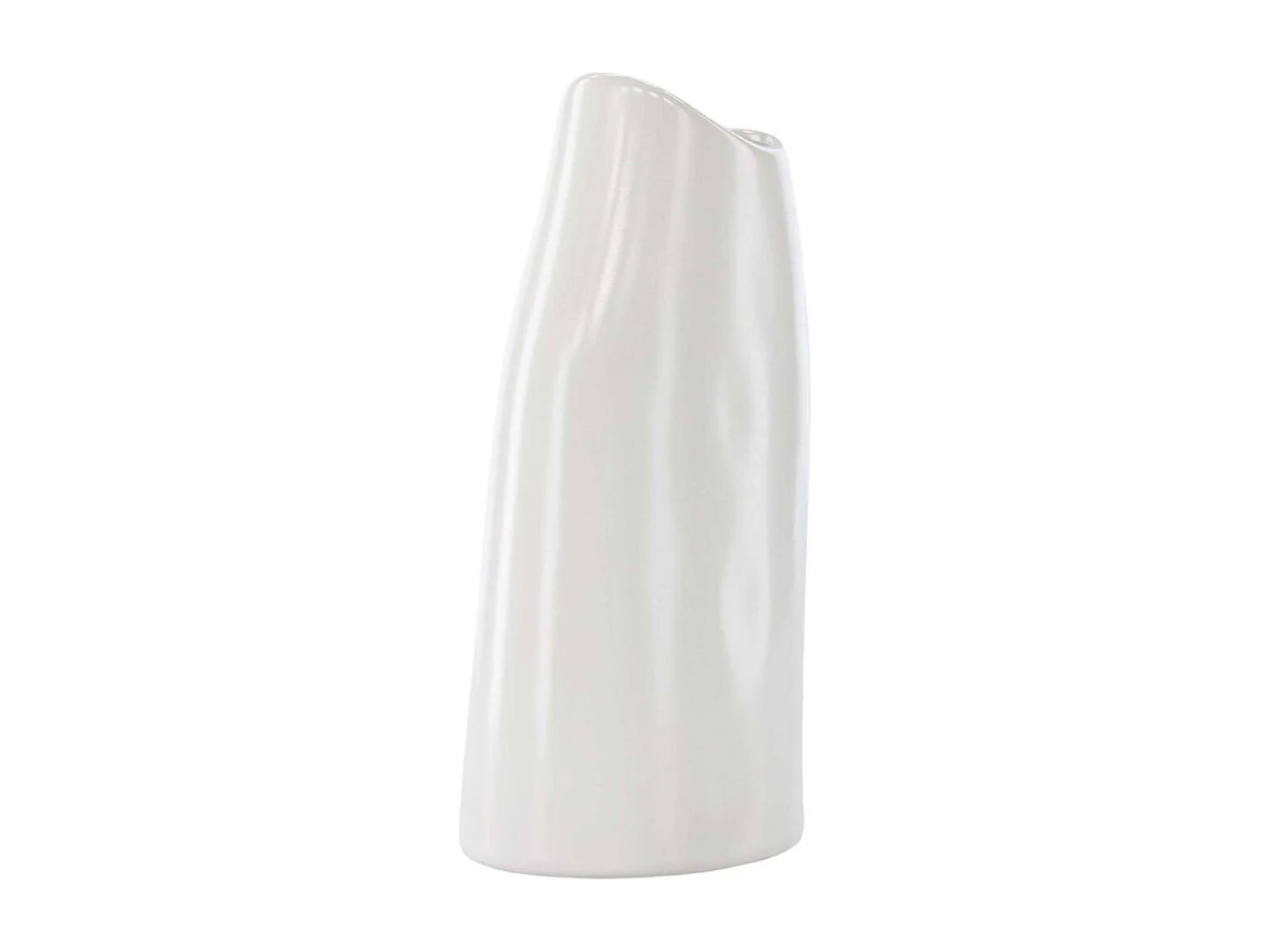 Vase Design "Ernst" 23cm Blanc