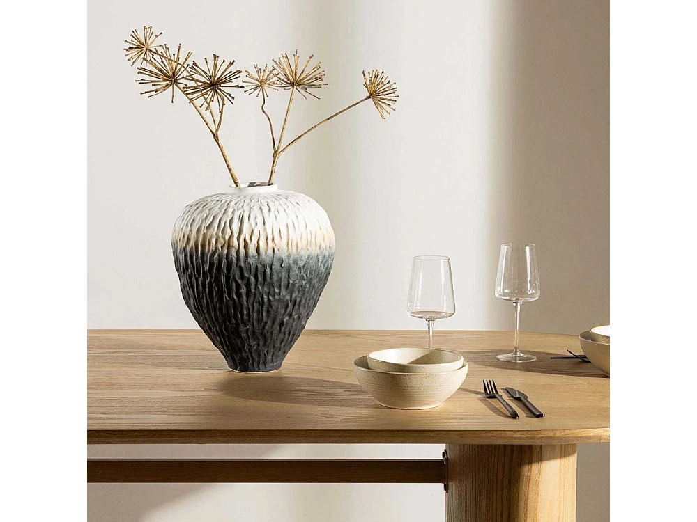 Vase Déco Tricolore "Pane" 34cm Multicolore