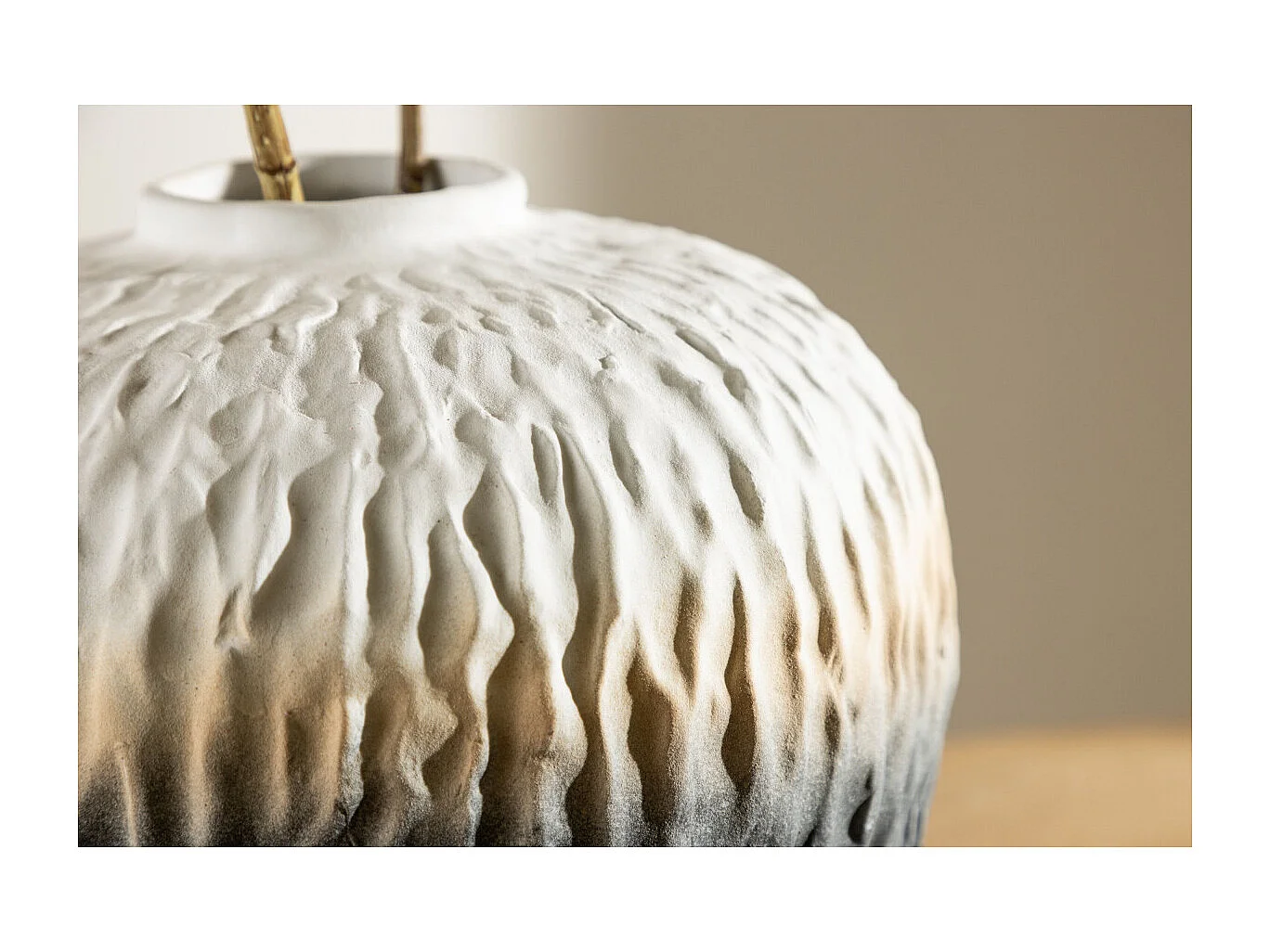 Vase Déco Tricolore "Pane" 34cm Multicolore